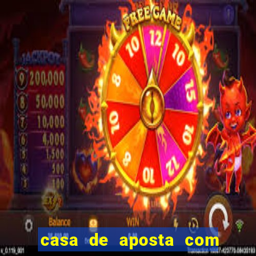 casa de aposta com bonus no cadastro